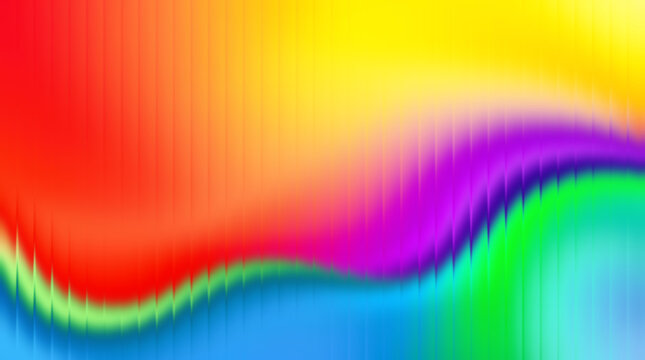 Rainbow color gradient background, abstract wave pattern