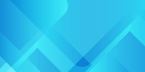 Obraz premium A dynamic abstract background with interlocking geometric shapes and a gradient of cool blue hues evokes a sense of modern elegance and technological sophistication.