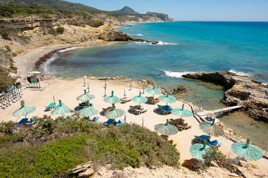Klein aber fein und ein Geheimtipp - Der traumhaft sch&ouml;ne Cavo Paradiso Strand an der Westk&uuml;ste der griechischen Insel Kos