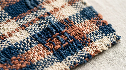 Fototapeta premium Real Textile Weave Pattern Detail