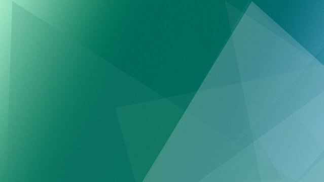 Teal and green polygon facets form a smooth abstract background with gentle depth and a clean futuristic mood, great for technology and brand designs.