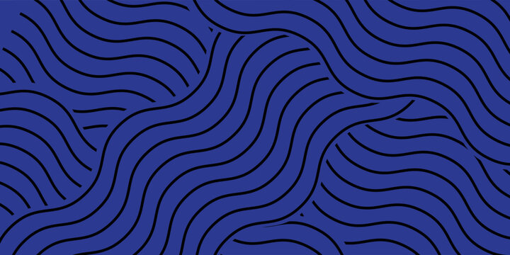 Abstract wave blue background. Noodle theme concept