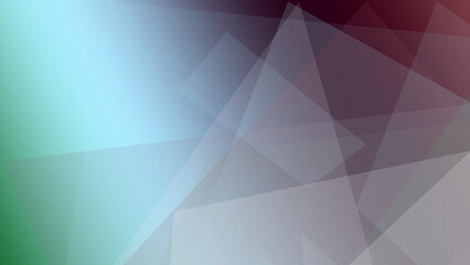 Blue and red translucent geometric shapes overlap with a futuristic glow and soft blur, making a striking background for creative headers and ads. © Eldorado.S.Vector