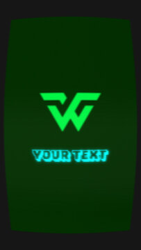 Vertical Retro Gaming Logo Reveal for Mobile Tech and Gaming Stories