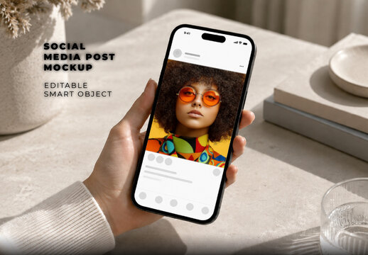 Instagram Social Media Post Mockup