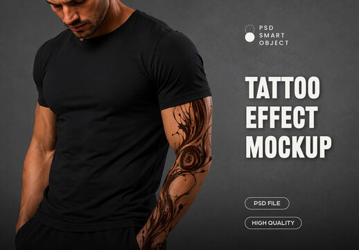 Tattoo Effect Mockup