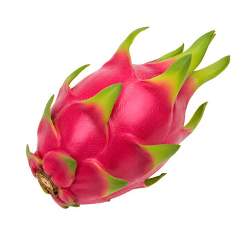 Drachenfrucht isoliert auf transparentem Hintergrund, extrahiert, freigestellt, png Datei