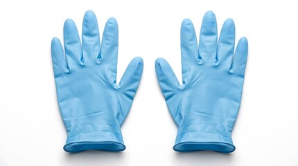 Fototapeta premium Blue Latex Gloves