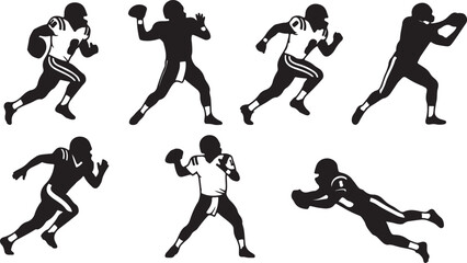 American football players running and playing © Mst. Taslima Akhter