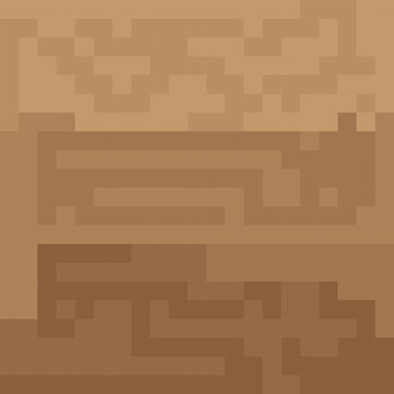 Retro Pixel Art Wood Texture Background Board