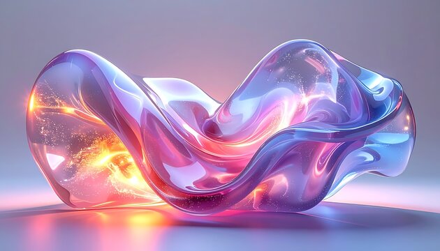 Luminescent fluid form