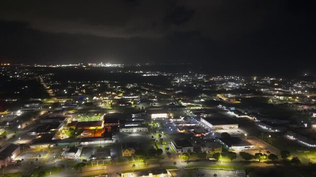 City of Freeport Night Aerial View Freeport, Bahamas May 28th,20206 
