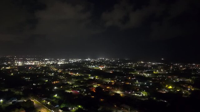 City of Freeport Night Aerial View Freeport, Bahamas May 28th,20206 
