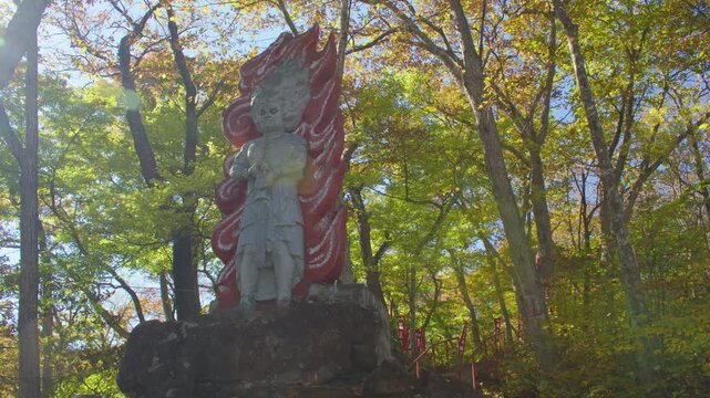 みやぎ蔵王三十六景 不動滝・不動尊展望台　Miyagi Zao Thirty-Six Views: Fudo Falls and Fudo-son Observation Deck