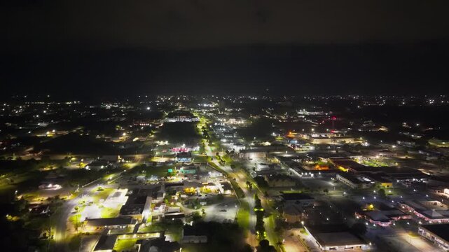 City of Freeport Night Aerial View Freeport, Bahamas May 28th,20206 
