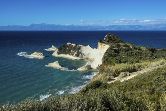 Most northern point Cape drastis, Corfu, Ionian Islands, Greece