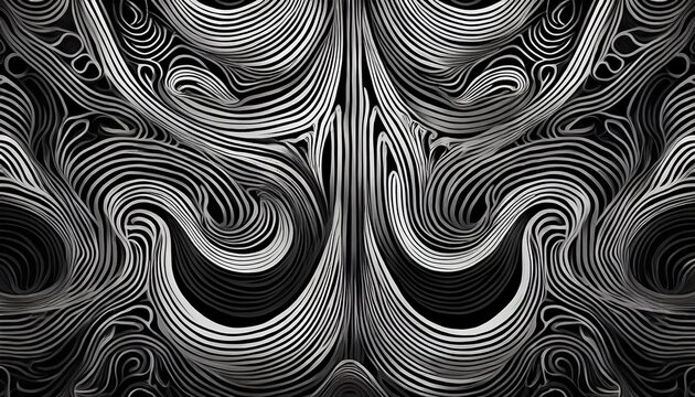 high quality abstract b w pattern intricate organic maze like linework seamless ideal for backgrounds textiles wallpapers packaging digital art adds bold stylish high contrast touch