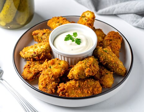Fried pickle spears