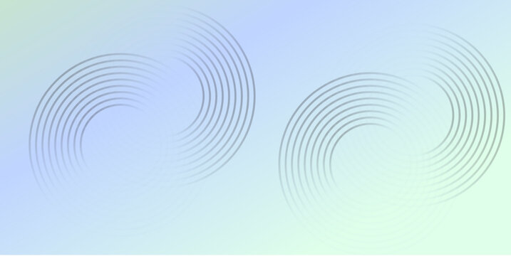 Light Green Minimal Abstract Background with Dual Circular Motion Lines