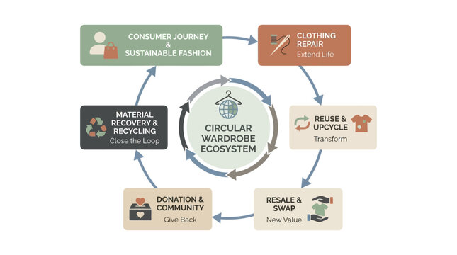 Circular Economy Model for Sustainable Fashion and Consumer Journey