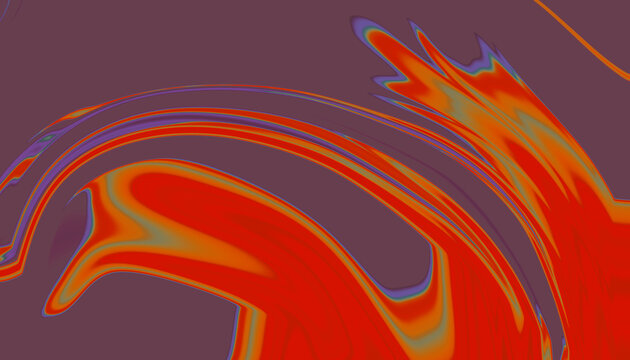 Abstract Liquid Flame Gradient Background. Vibrant Neon Color Swirls. Dynamic Psychedelic Flow Texture. Molten Lava Energy Distortion