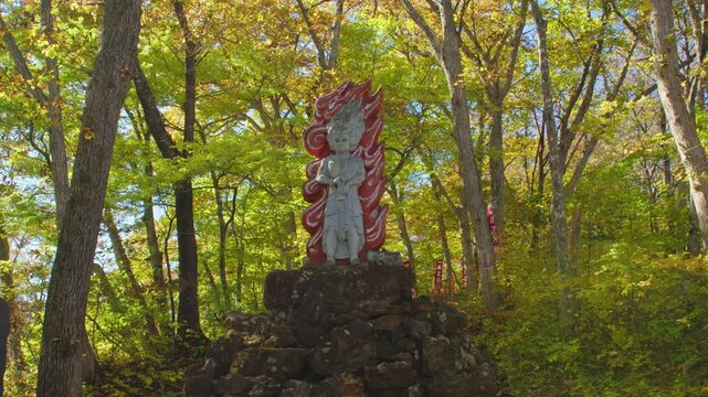 みやぎ蔵王三十六景 不動滝・不動尊展望台　Miyagi Zao Thirty-Six Views: Fudo Falls and Fudo-son Observation Deck