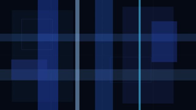 Professional Blue Structure Abstract Geometric Shape Loop