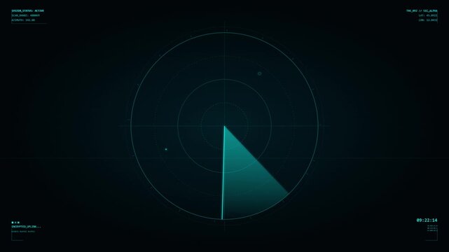 futuristic hud radar scan interface element background