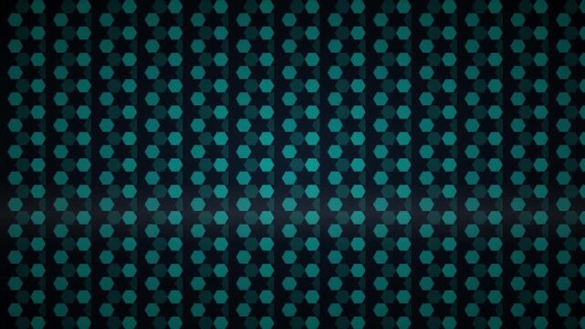 futuristic tech hexagonal grid digital network background animation