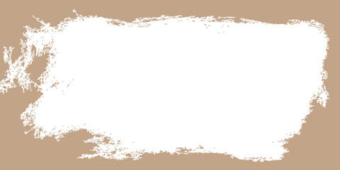 Fototapeta premium Brown background with white grunge texture vector illustration element