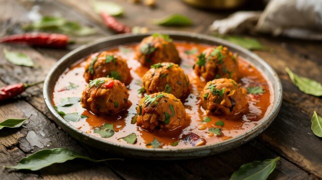 A traditional and very popular festive dish of Indian cuisine is Malai Kofta.
