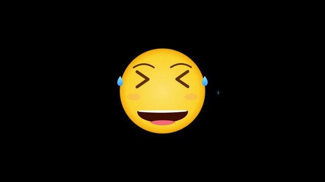 laughing emoji with tears of joy overlay