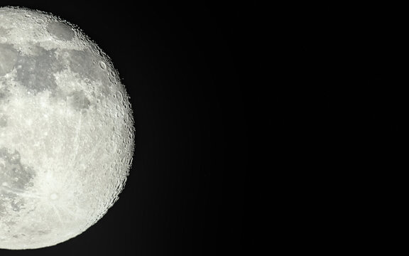 Supermoon with Artistic Cropping