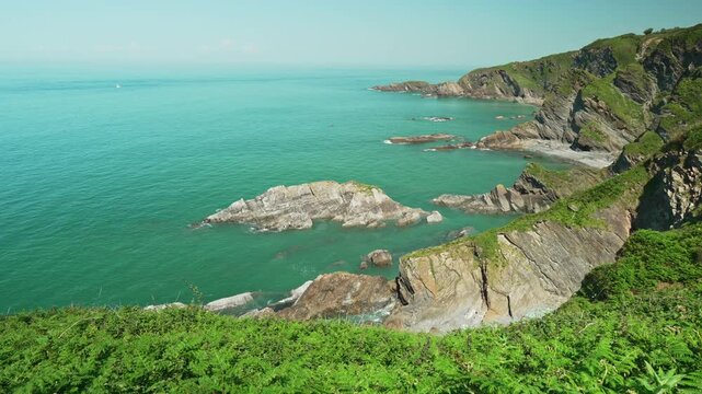 Hele Bay near Ilfracombe, Devon, England