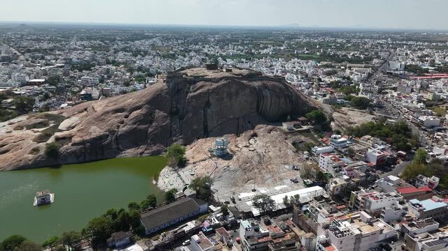 India Namakkal Mountain City - Temple