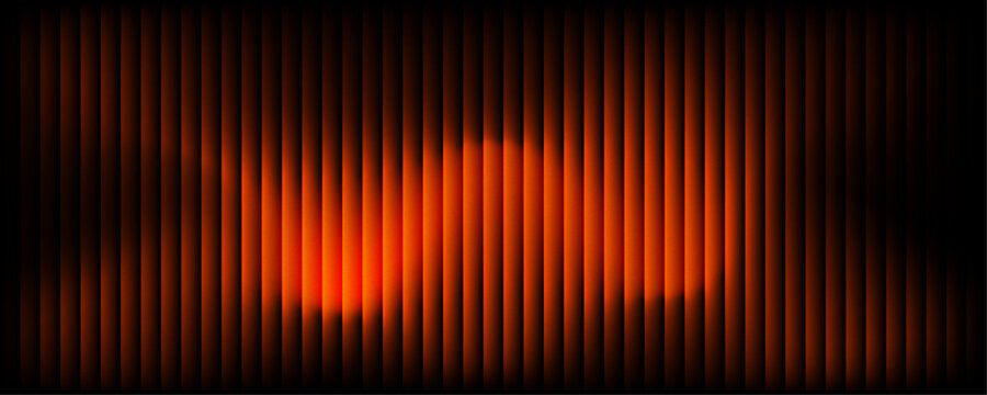 Orange Neon Gradient Abstract Sound Wave Light Background