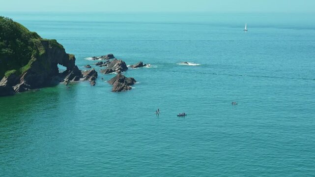 Hele Bay near Ilfracombe, Devon, England
