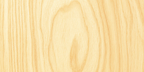 Naklejka premium Light ash wood grain texture background, natural smooth yellow pine timber pattern, clean wooden board surface