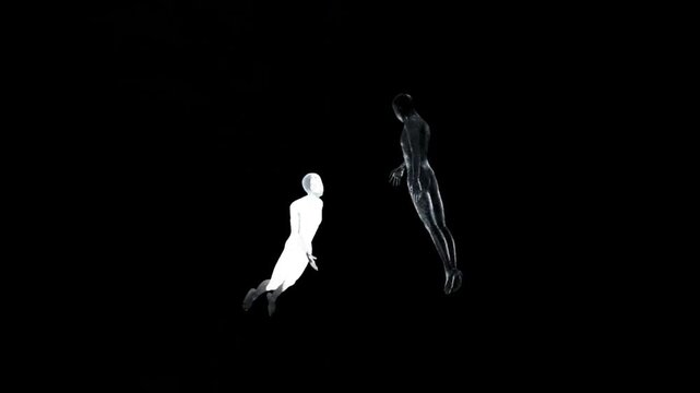 silhouette of a man