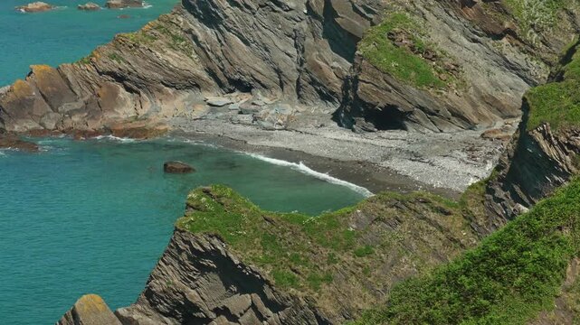 Hele Bay near Ilfracombe, Devon, England