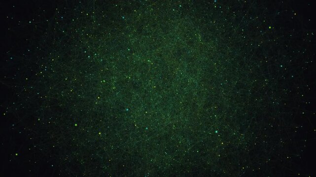 Abstract Green Textured Background with Subtle Speckles and Dark Vignette.