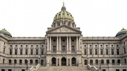 Obraz premium Pennsylvania State Capitol Building Ultra Realistic Historic Government Architecture