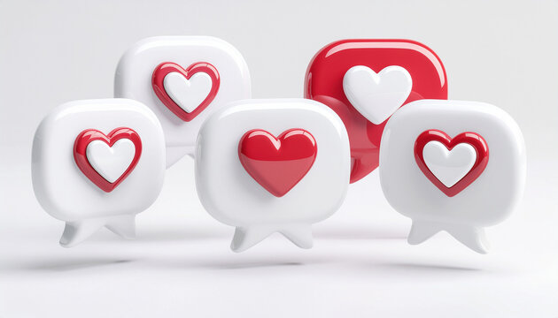 Romantic Love Chat Icons
