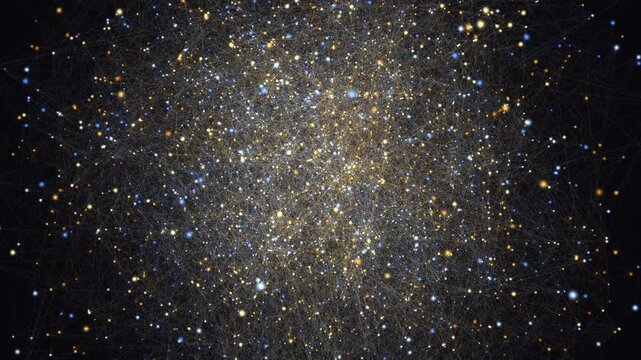 Vast Cosmic Nebula with Swirling Stars and Galactic Dust Clouds.