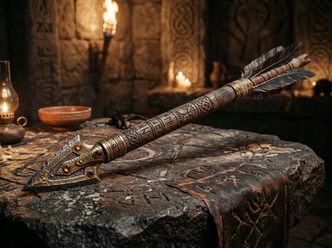 rite arrow picture and old arrow in 3d