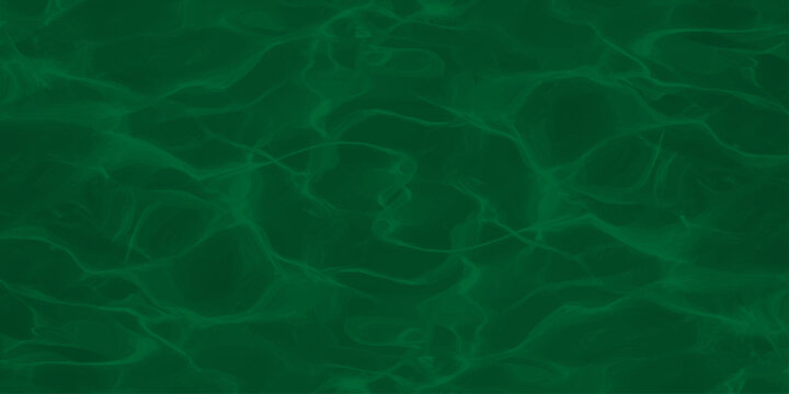 Abstract emerald green water surface with subtle ripples and caustics light effects texture background background