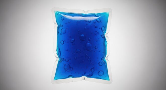 Flexible, reusable cold pack filled with blue gel, perfect for soothing swelling, muscle aches, and various minor physical injuries, care, equipment, ache