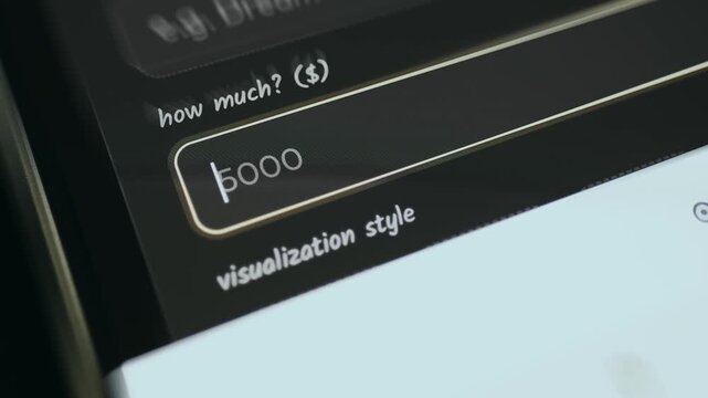 A field labeled How Much USD containing the value 5000