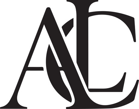 Elegant AC Letter Monogram Luxury Logo