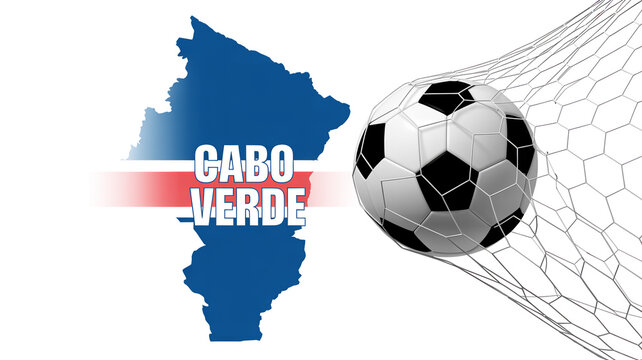 Cabo verde soccer team graphic